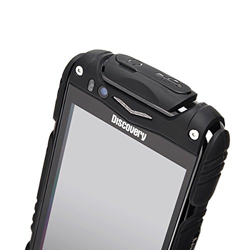 Hipipooo-Discovery V8 impermeabile antipolvere Smartphone schakeproof robusto Android 4.4 3G sbloccato telefono cellulare 4,0 pollici Mtk6572 Daul-Core, doppia SIM Slot(Nero)