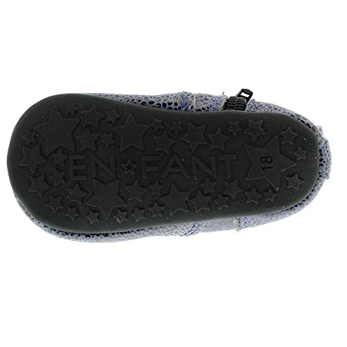 EnFant Mädchen Slipper/Hausschuhe, Leder, Lila Glitzer, Gr. 21, Vega Elastic Slipper Purple 815161 19 - 4