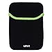 GIZGA 13.0 inch -13.3 inch Protective Reversible Laptop Sleeve (Black + Green ) RS.279.00