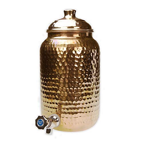 Preisvergleich Produktbild Lynpha Vitale Behälter aus Kupfer – Nach ayurvedischer Tradition – 4 l