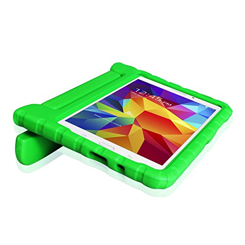 Fintie Samsung Galaxy Tab 4 7.0 Kinder Hülle – Ultra-leichte, stoßfeste und kinderfreundliche EVA Ständer Schutzhülle Tasche Case Cover mit Drehbar Handgriff für Samsung Galaxy Tab 4 7.0 (7 Zoll) T230 T235 Tablet, Grün - 4