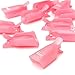 SupplyEU 10Pcs Plastic Acrylic Nail Art Soak Off Clip Cap UV Gel Polish Remover Wrap Nail Tool Pink