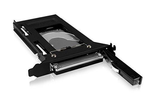 Icy Box IB-2207StS Wechselrahmen für 2,5″ (6,35 cm) SATA HDD/SSD passend für einen PCI-Erweiterungsschacht mit SATA III und EasySwap schwarz - 3