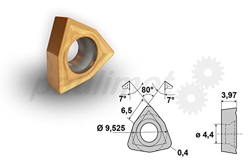 PAULIMOT Wendeschneidplatte Wendeplatte WCMT06T304