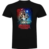 Fan Art Camiseta de NIÑOS Stranger Things Serie Retro TV 80 11-12 Años