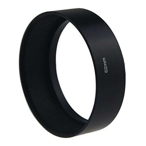 Leadasy 62mm Pare-soleil d objectif M  tal pour Standard   Nikon Canon Sony Lens