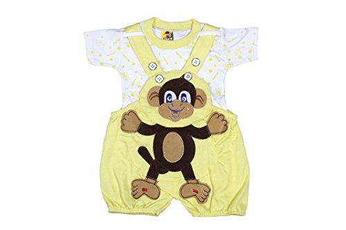 Fingers Unisex Clothing Set (Bdungaree-59_Yellow_6-12 Months) RS.339 (75.00% Off) - Amazon