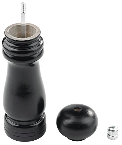 Blue Vessel Home Küche Klassische Holz Pfeffer Gewürzsalzmühle Grinder Muller Werkzeug Schwarz - 4