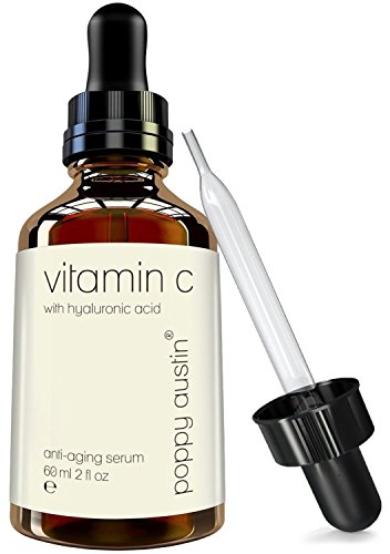 VITAMIN C Serum für Gesicht von Poppy Austin - doppelt-Format 60 ml - Beste Natürliche