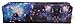 Kukubird Various Print Pencil Case With Kukubird Dust Bag - Galaxy Space Blue