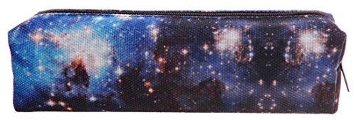 Kukubird Various Print Pencil Case With Kukubird Dust Bag - Galaxy Space Blue