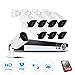 Produktbild MBEN POE Home Security-Kamerasystem, 1080P 2MP HD-Überwachungskamera-Kit mit 1 TB Überwachungsfestplatte, Nachtsicht, Bewegungserkennung und intelligentem Fernzugriff,8camera