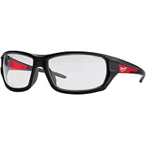 Lunettes De Sécurité Milwaukee Premium 4932471885 - Verres Clairs Anti-Rayures, Anti-Buée Intérieur Extérieur