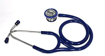 Vkare Stainless Steel Master Cardiology Stethoscope - V-Cardio (Blue)