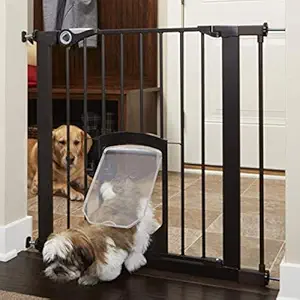 North States MyPet Petgate Passage Gate, Matte Bronze, 30