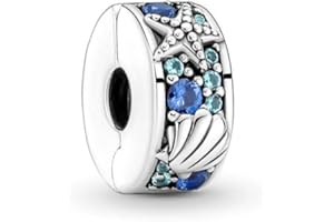 BEEUVIP Charmes Animaux personnages vie pour Bracelets - Charms de Perles ajourées en Argent Sterling 925, charmes de Coeur d'amour pour Bracelets et Colliers pour Femmes Filles