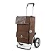 Produktbild Sondermodell: Andersen Einkaufstrolley Royal & Einkaufstasche Sinus braun mit Kühlfach | Trolley Gestell Stahl klappbar