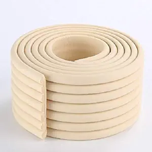 Babysafehouse Furniture Edge Guard Strip with Strong Adhesive for Kids Protection (Beige)