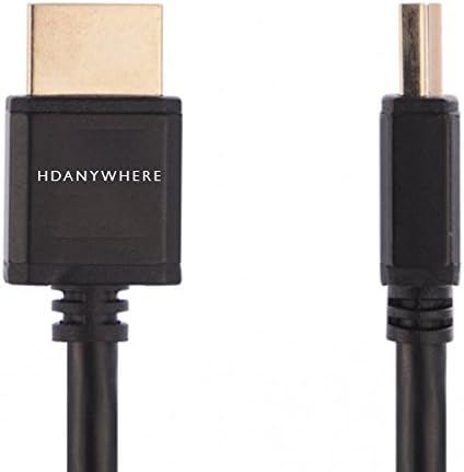 HDanywhere 150 cm/ 1.5m Slim Wire High Speed HDMI Cable with Ethernet - Black