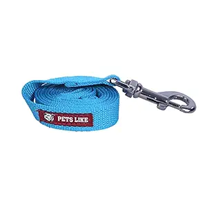 Pets Like Dog Polyester Leash Sky Blue(25mm),GE-PL00010F