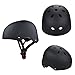 Produktbild Verbesserung SymbolLife Skate / BMX Helm, Skateboarding Helmet Motorroller Helm fahrradhelm mit Drehrad-Anpassungs Systeme 3 Size (S M L ) geeignet für Kinder / Jugendlicher / Erwachsenen CE TÜV Zulassungen, Größe L Schwarz