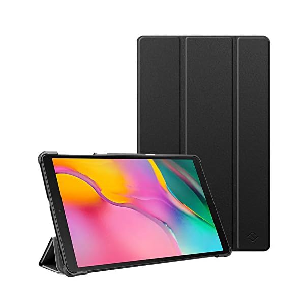 Fintie SlimShell Funda Compatible con Samsung Galaxy Tab A 10.1 2019 - Súper Delgada y Ligera Carcasa de Cuero Sintético…
