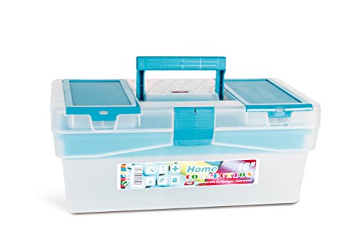 Tayg Werkzeugkoffer Home 16" / 400 x 217 x 166 mm / blau-transparent, transparent, 112591