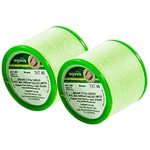 2 Spool x 300m Organica Organic Cotton Eyebrow Threading Thread