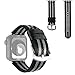 Produktbild bingT Kompatibel für Apple Watch Armband 38MM 40MM 42MM 44MM, Komprimiertes Weben Sportarmband Ersatz für iWatch Series 4, Series 3, Series 2, Series 1,Sport, Edition (38mm/40mm, B)