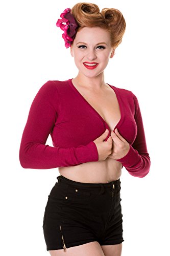 Banned Plain Bolero - Burgundy / UK 10 / US 6 / EU 36