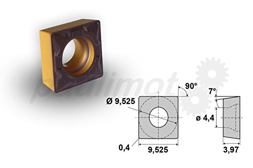 10 x PAULIMOT HM Wendeschneidplatte Wendeplatte SCMT09T304-FW-S, CVD-beschichtet - 2