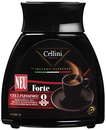 Cellini Instant-Espresso Forte Glas, 4er Pack (4 x 100 g)