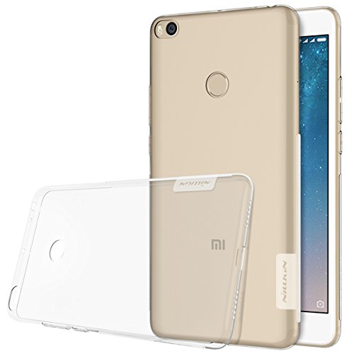 Nillkin Nature- Funda Xiaomi Mi Max 2  Carcasa trasera Mi Max 2 Protector Bumper Antideslizante de Gel TPU para Xiaomi Mi Max 2 Ultra Slim Cover Case - Transparente