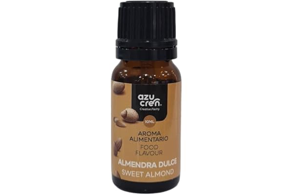 zucren - Saborizante para Repostería - Aporta Aroma y Sabor a tus Tartas, Bizcochos y Galletas -10 ML (Almendra Dulce)