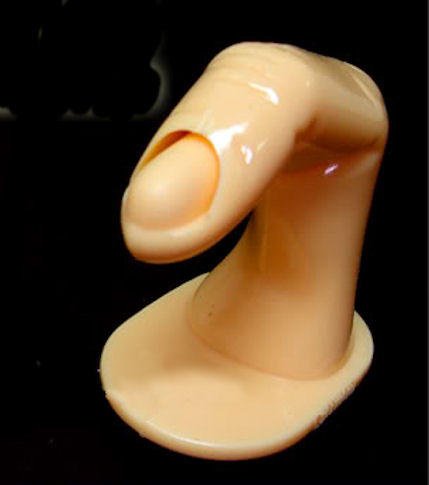 Slotted Practice Finger - Nail Art