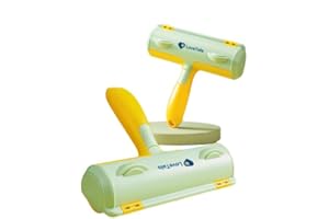 LOVETAILS Rouleau Brosse Anti Poils Animaux - Ramasse Poils Animaux : Chat, Chien, Lapin pour canapé, vêtements, Tapis, Voiture, Tissus.. Idéal pour Un Nettoyage Rapide et Efficace.