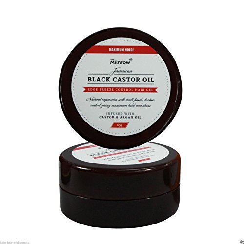 EDGE FREEZE CONTROL/HOLDING HAIR GEL With BLACK CASTOR & ARGAN OIL Super Hold 65g (Maximum Hold)