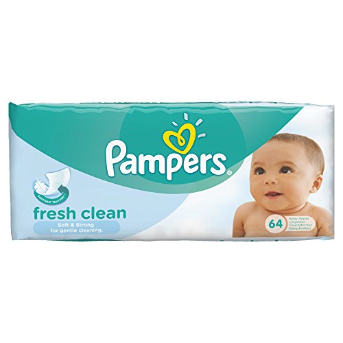 Pampers Fresh Clean Baby Wipes - Pack of 12(768 Wipes)