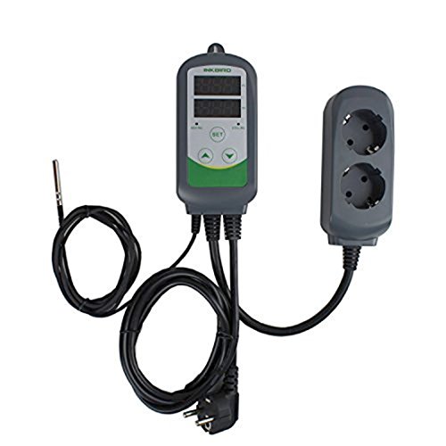 Inkbird ITC-308EU Digitale Temperaturmessung Steckerthermostat Temperature Controller Temperaturregler, Fahrenheit Celsius,℃/F Relais Thermostat Steuerung Sensor - 3