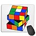 Produktbild Mouse Pad Magic Cube Toy Pattern Rectangle Rubber Mousepad 8.66 X 7.09 Inch Gaming Mouse Pad with Black Lock Edge