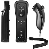 Controller for Nintendo Wii, PowerLead Built in Motion Plus Remote and Nunchuck Controller Compatible with Nintendo Wii and W