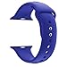 Produktbild Vamoro Ersatz-Sport-Silikon-Uhrenarmband Armband, Alta Armband Weiches Verstellbares Sport Ersatzarmband Fitness Zubehörteil für Apple Watch Series 4 40MM(Blau)