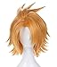 Produktbild qingning My Hero Perücke No Boku Deku Wig Cosplay Kostüm Zubehör Dekoration (One Size, Kaminari Denki)
