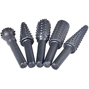 10PCS Woodworking Twist Drill Bits, Wood Carving File Rasp ...