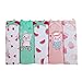 Lovely Girls' Pig & Cake 5 Pack Colorful Cotton Briefs Panties 110cm