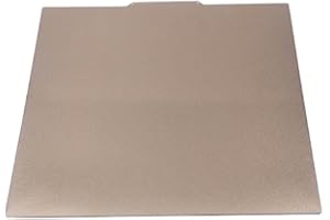 LYRLODY Double Sided Textured PEI Sheet Magnetic Build Plate for CR10 3D Printer 450x450MM, Ideal for PLA, PEEK, PETG, TPU, ABS, Easy Print Removal with Spring Steel Plate Applying