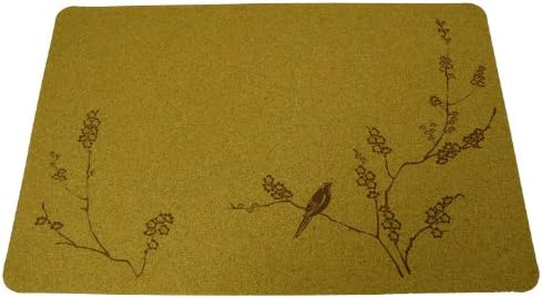 Cork Nature Korko 490410 Cherry Blossom Brown Placemat, 3mm, Set of 2
