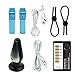 Produktbild Elektrostimulation Vaginaldildo Plug -Elektro Analplug vaginal und Butt Plug mit Reizstromgerät/Dildo Massageelektroschock