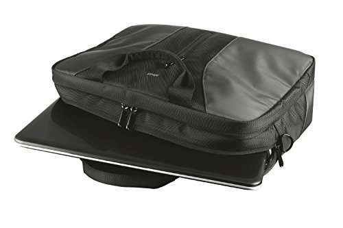 Trust Modena Notebooktasche (geeignet für 40,6 cm Laptops (16 Zoll), inkl. 2 Hauptfächern und 10 Zubehörfachern) schwarz - 3