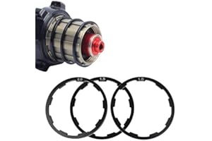 YOSOO HEALTH GEAR Joint de Volant Moteur Adaptateur de Moyeu de Vélo, Rondelle D'espacement Rondelle D'essieu, 1mm, 1,5mm, 2mm Vélo Volant Moyeu Entretoise Vélo Support Inférieur Essieu Joint de Rondelle